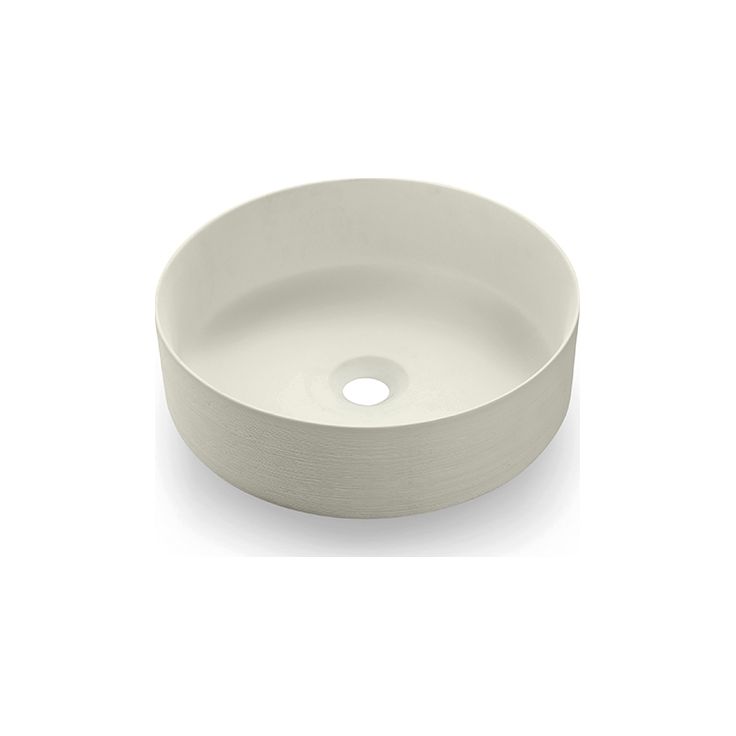 Malja-allas Bathco Carnac, Ø355mm, matta luonnonvalkoinen