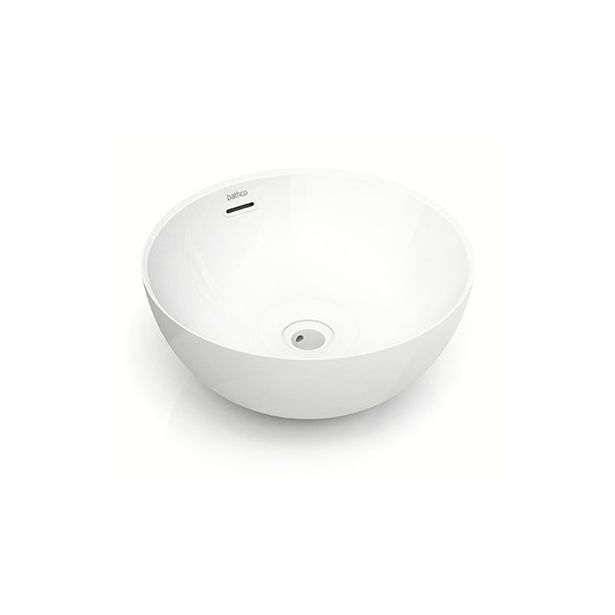 Malja-allas Bathco Bari, Ø370mm, valkoinen