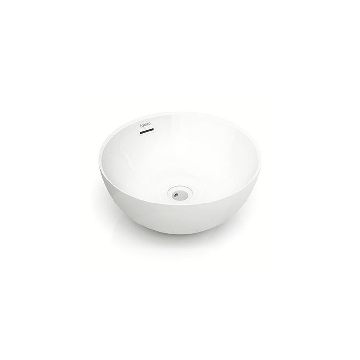 Malja-allas Bathco Bari, Ø370mm, valkoinen
