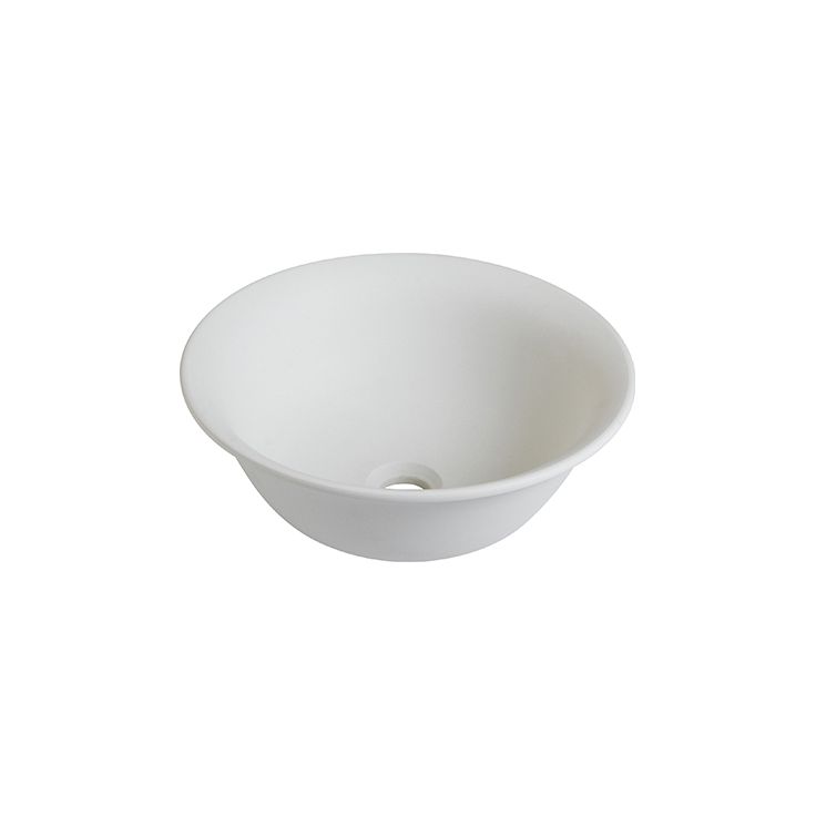 Malja-allas Bathco New Nordic, Ø400mm, matta luonnonvalkoinen