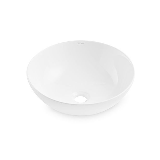 Malja-allas Bathco Sicilia, Ø400mm, valkoinen