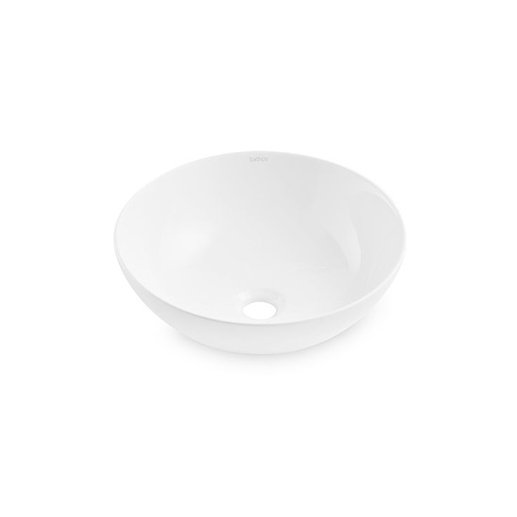 Malja-allas Bathco Sicilia, Ø400mm, valkoinen