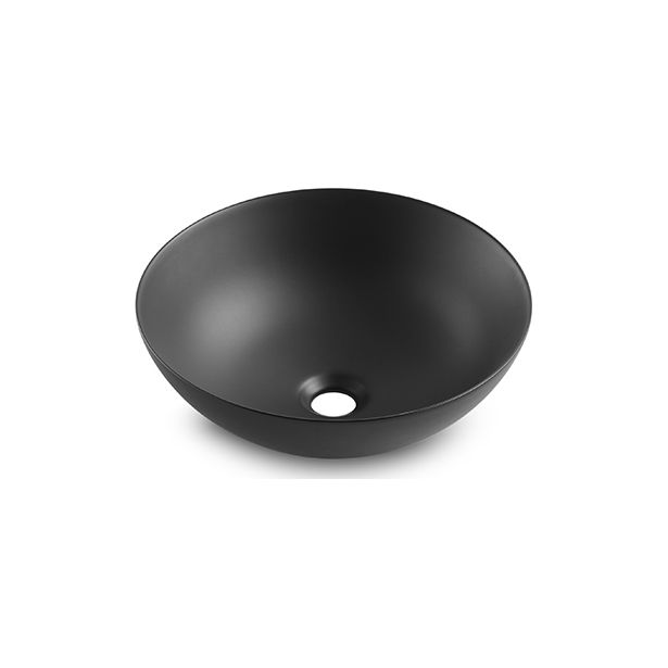 Malja-allas Bathco New Lys, Ø400mm, mattamusta