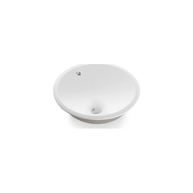 Pesuallas Bathco Cerdena, Ø370mm, valkoinen
