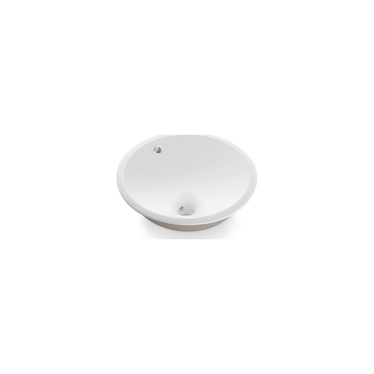 Pesuallas Bathco Cerdena, Ø370mm, valkoinen