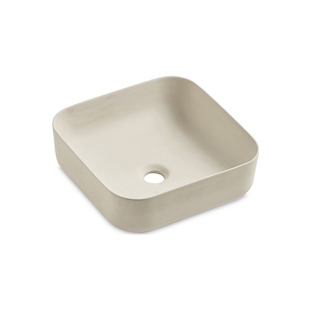 Malja-allas Bathco Dinan, 385x385mm, mattabeige