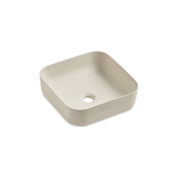 Malja-allas Bathco Dinan, 385x385mm, mattabeige
