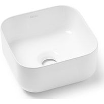 Malja-allas Bathco Cube 25, 250x250mm, valkoinen