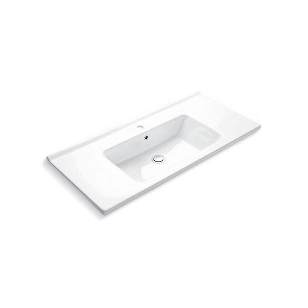 Pesuallas Bathco Riga, 1000x450mm, valkoinen