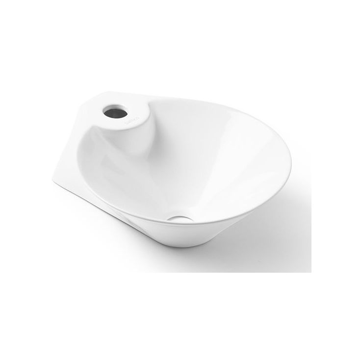 Pesuallas Bathco Navia Ø310mm valkoinen