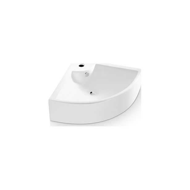 Pesuallas Bathco Oporto, Ø660mm, valkoinen