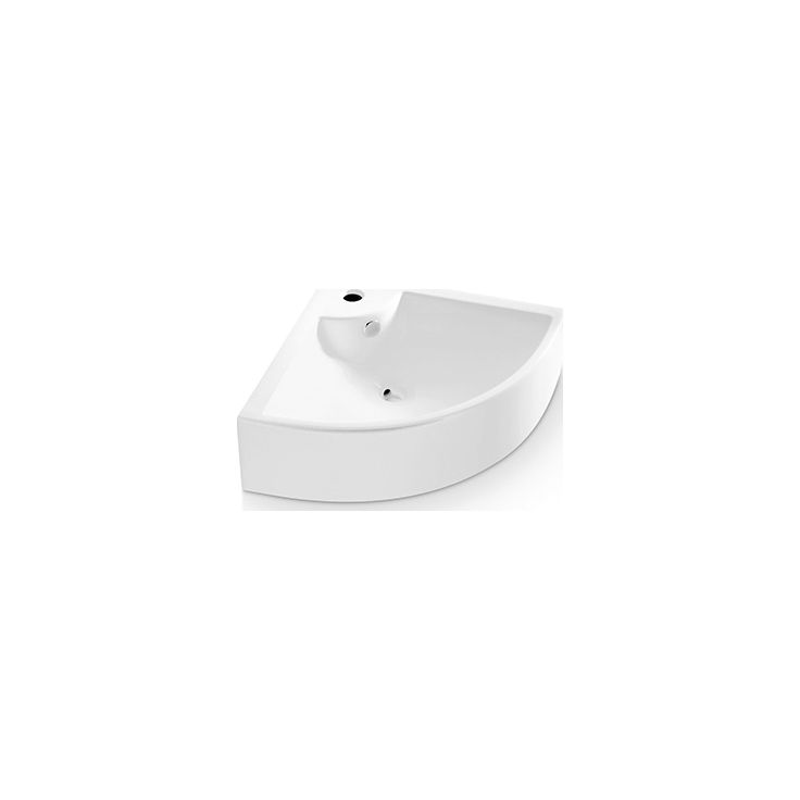 Pesuallas Bathco Oporto, Ø660mm, valkoinen