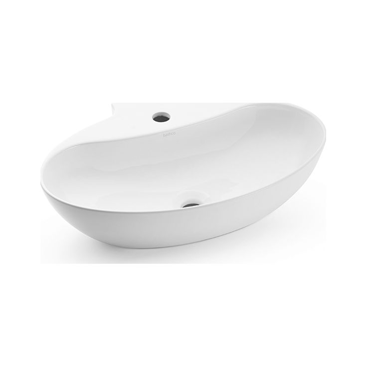 Malja-allas Bathco New Malaga, 600x410mm, valkoinen