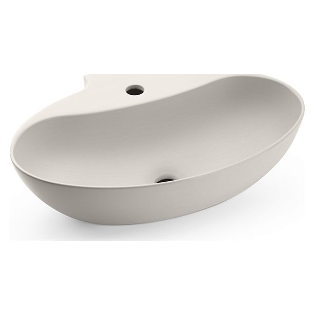 Malja-allas Bathco New Malaga, 600x410mm, matta luonnonvalkoinen