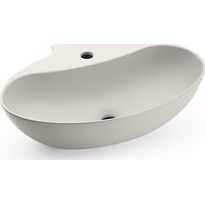 Malja-allas Bathco New Malaga, 600x410mm, matta luonnonvalkoinen, Verkkokaupan poistotuote