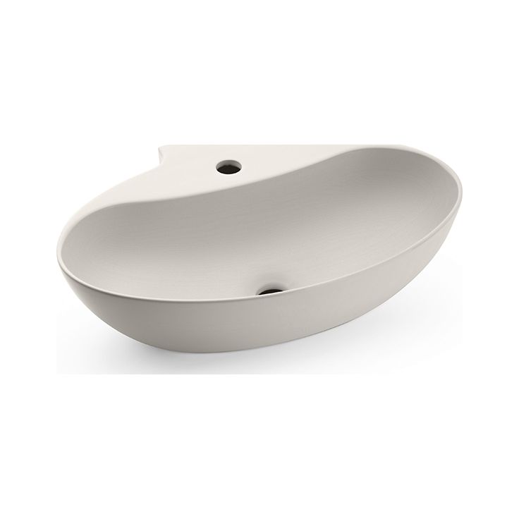Malja-allas Bathco New Malaga, 600x410mm, matta luonnonvalkoinen