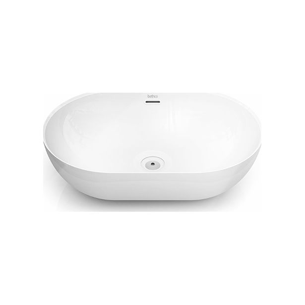 Malja-allas Bathco Livorno, 540x360mm, valkoinen