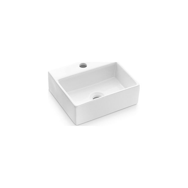 Malja-allas Bathco New Bergamo, 335x310mm, valkoinen