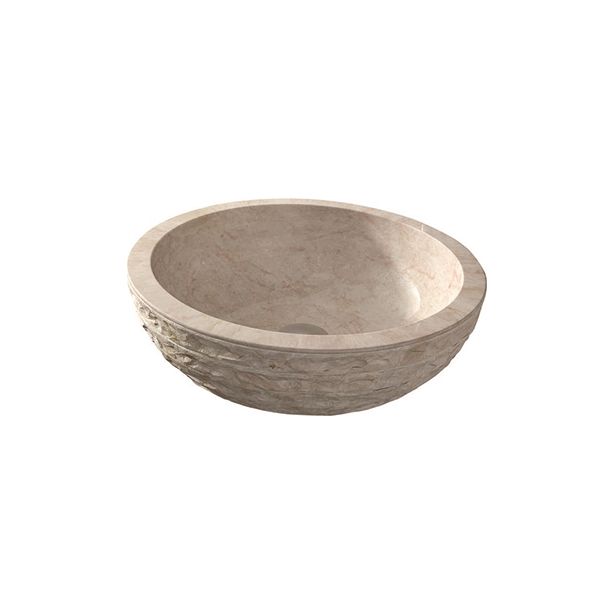 Malja-allas Bathco Puket, Ø450mm, beige