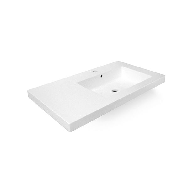 Pesuallas Bathco Castro, 800x450mm, valkoinen