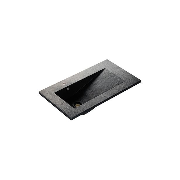 Pesuallas Bathco Tecno Pizarra, 800x450mm, musta