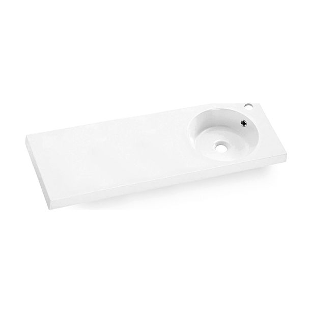 Pesuallas Bathco Oasis, 1000x350mm, valkoinen