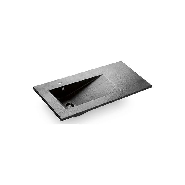 Pesuallas Bathco Tecno Pizarra, 1000x450mm, musta