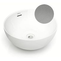 Malja-allas Bathco Bari Craquele, Ø370mm, harmaa