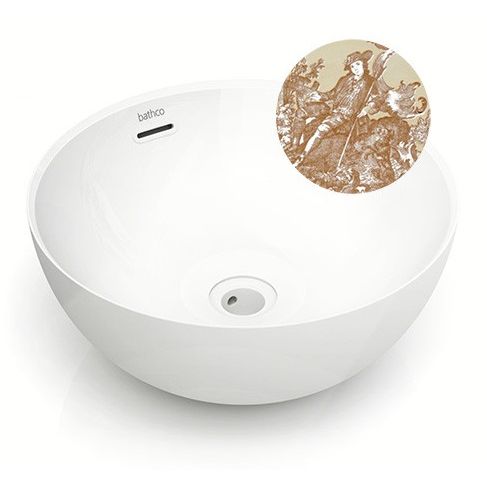 Malja-allas Bathco Bari, Ø370mm, ruskea