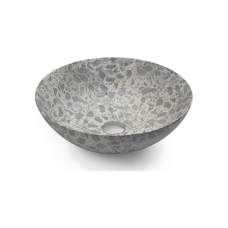Malja-allas Bathco New Lys Terrazzo, Ø400mm, harmaa