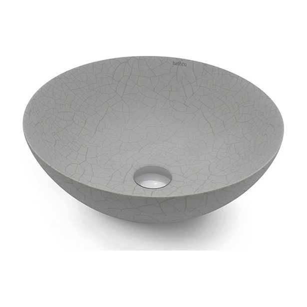 Malja-allas Bathco New Lys Craquele, Ø400mm, harmaa