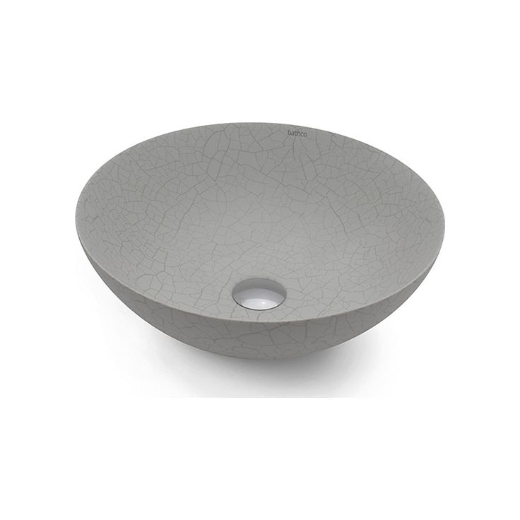Malja-allas Bathco New Lys Craquele, Ø400mm, harmaa