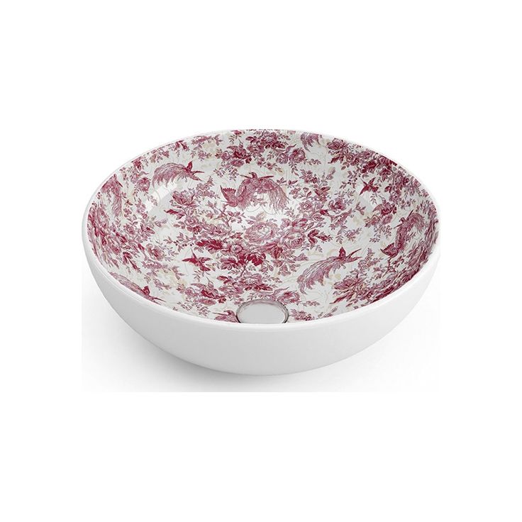 Malja-allas Bathco New Lys, Ø400mm, punainen