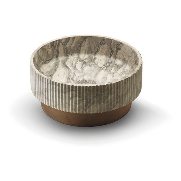 Malja-allas Bathco Mappi Doreng Ø360mm harmaa