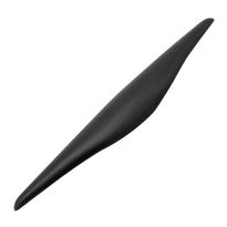 Vedin Beslag Design Manta, 240x24x26mm, musta