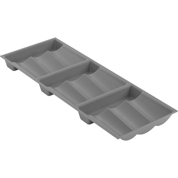 Maustesisäke Beslag Design Basic, 155x417mm, harmaa