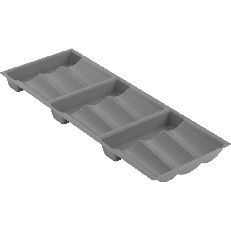 Maustesisäke Beslag Design Basic, 155x417mm, harmaa