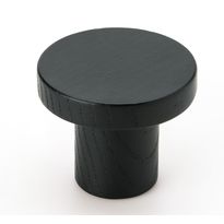 Nuppivedin Beslag Design Circum, Ø33x28mm, musta