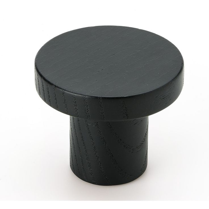 Nuppivedin Beslag Design Circum, Ø33x28mm, musta