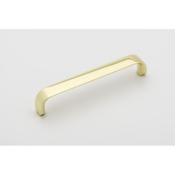 Lankavedin Beslag Design Time, 136x16x26 mm, cc 128 mm, messinki