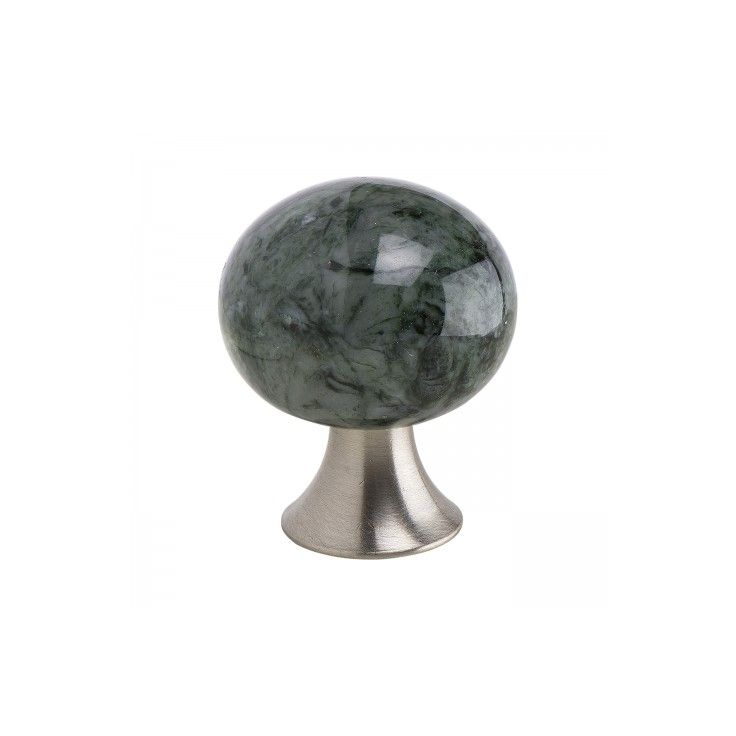 Nuppivedin Beslag Design Bead Straight, Ø28x36mm, marmori/vihreä