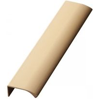 Profiilivedin Beslag Design Edge Straight, 200 mm, harjattu messinki, myyntierä 10 kpl, Verkkokaupan poistotuote