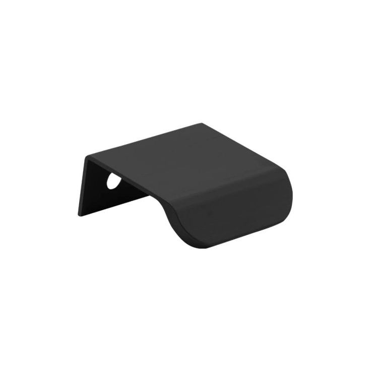 Profiilivedin Beslag Design Roundy, 40x40x18mm, harjattu musta