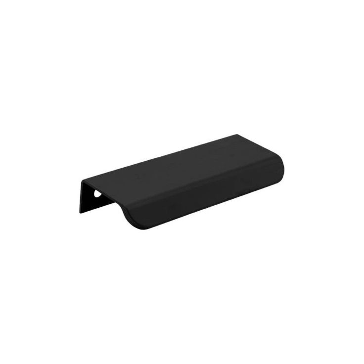 Profiilivedin Beslag Design Roundy, 100x40x18mm, harjattu musta