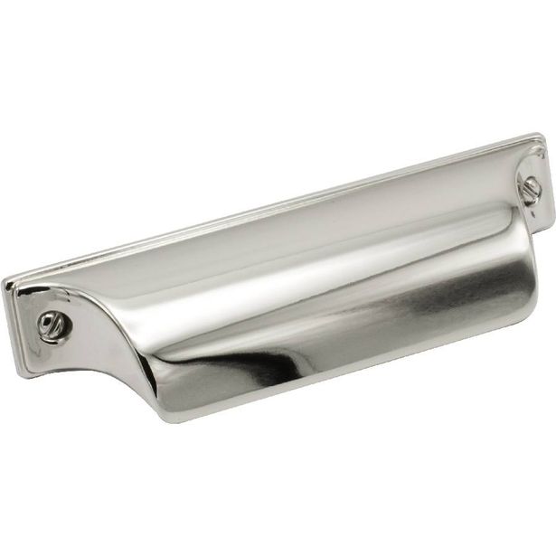 Kuppivedin Beslag Design Timjan, 105x24x27mm, kromi