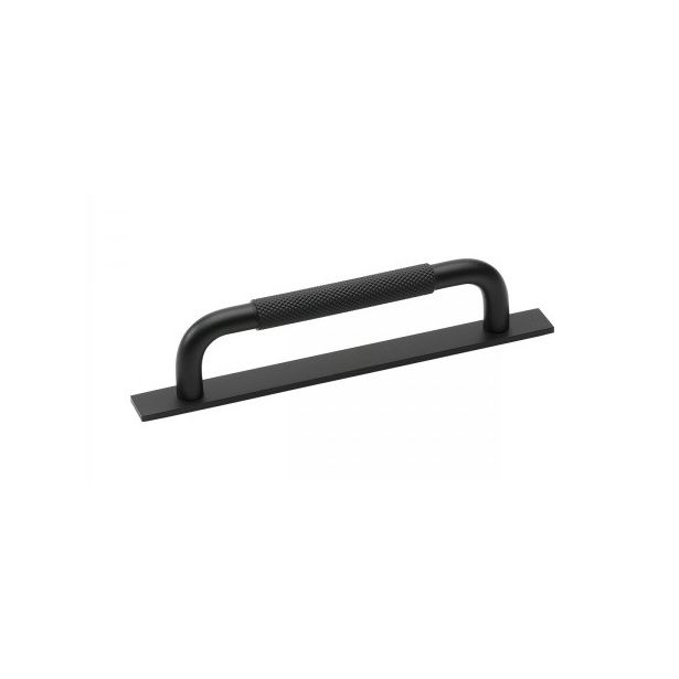 Lankavedin aluslevyllä Beslag Design Helix, 170x15x37mm, mattamusta