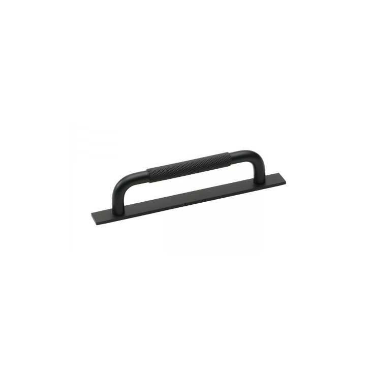 Lankavedin aluslevyllä Beslag Design Helix, 170x15x37mm, mattamusta