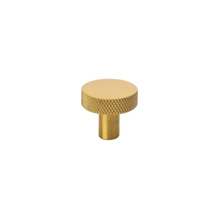 Nuppivedin Beslag Design Flat, Ø26x24mm, messinki