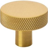 Nuppivedin Beslag Design Flat, Ø32x24mm, messinki