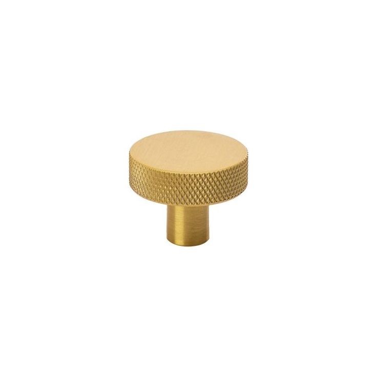 Nuppivedin Beslag Design Flat, Ø32x24mm, messinki